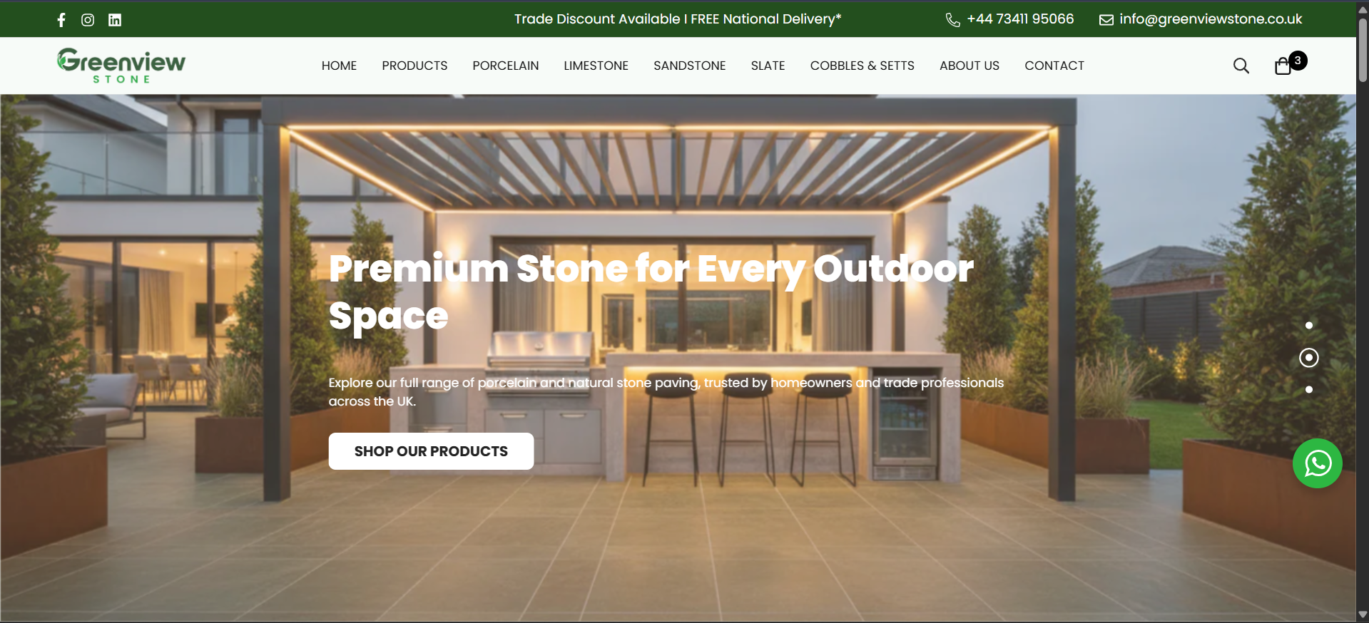Greenview Stone Website